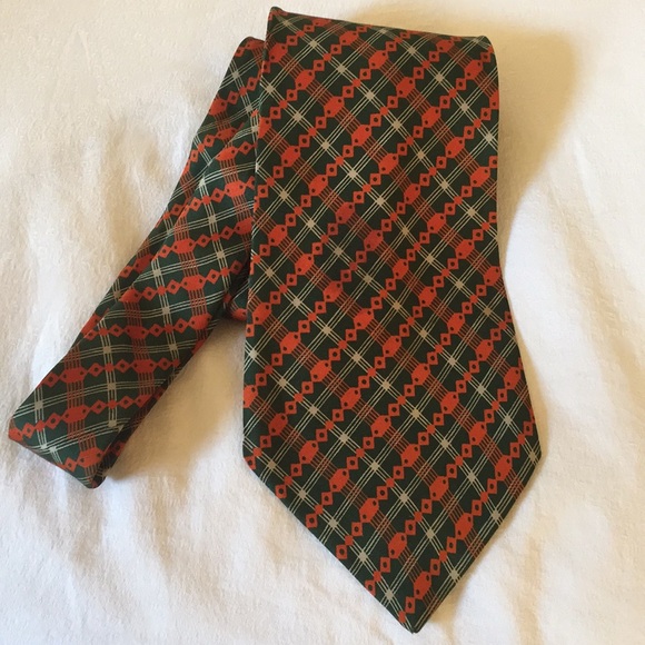Vintage 1968 THE MAN’S SHOP JAMAICA 🇯🇲 Silk Tie Rasta Italy Made - Picture 8 of 16